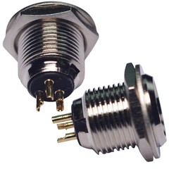 CESS 3-Pin Mini XLR Cable Male #04: Socket,3-Pin,2-Pack, Silver