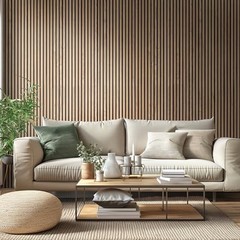 4-Pack Acoustic Wood Slat Wall Panels for 9.5 in. x 120 in. CASE Natural