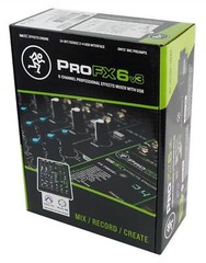 Mackie ProFX6v3 6-Channel Professional Effects Mixer w/USB ProFX6 v3+Headphones