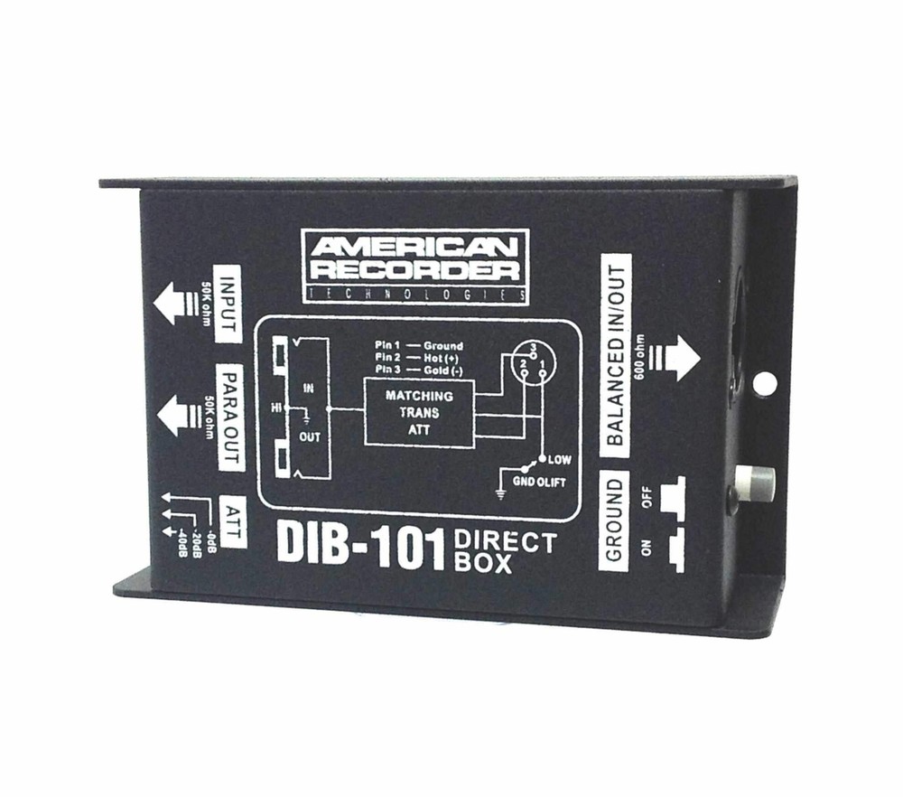 AMERICAN RECORDER DIB-101 Passive Direct „DI“ Box