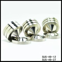 4Set HiFi Solid Steel 37-49mm Speaker AMP Spike Feet Stand Cone Base