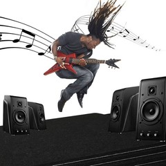 18 Pack Black Acoustic Panels 12″X12″X 0.4″Sound Absorbing Panel Wall Decorat…