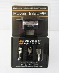Oyaide Power Inlet PP IEC320 Platinum + Palladium Plating Premium Inlet