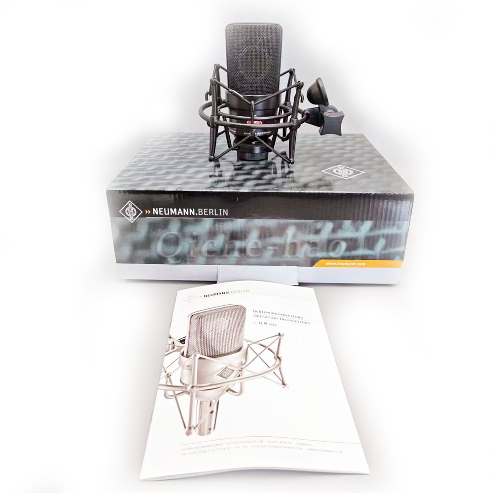 TLM 103 Neumann Large-diaphragm Condenser Nickel Microphone Black open box CA