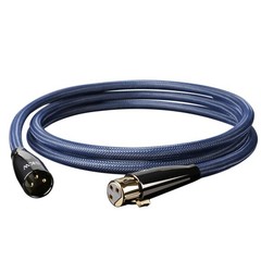 Single OFC Balanced XLR Male to XLR Female 3 PIN Microphone Cable (1.64ft, 0.5M)