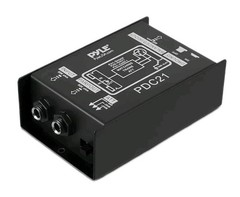 PYLE PDC21 Balanced & Unbalance Instrument Direct Box