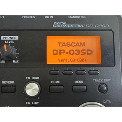 Tascam Digital Portastudio DP-03SD Multi-Track Recorder Black 8-Track