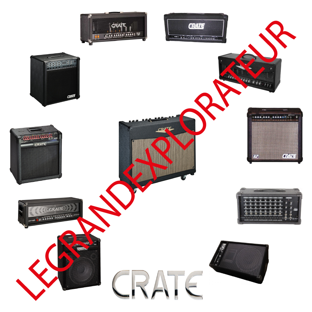 CRATE SLM Audio Operation Repair Service Schematics manuals Collection on DVD