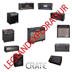 CRATE SLM Audio Operation Repair Service Schematics manuals Collection on DVD