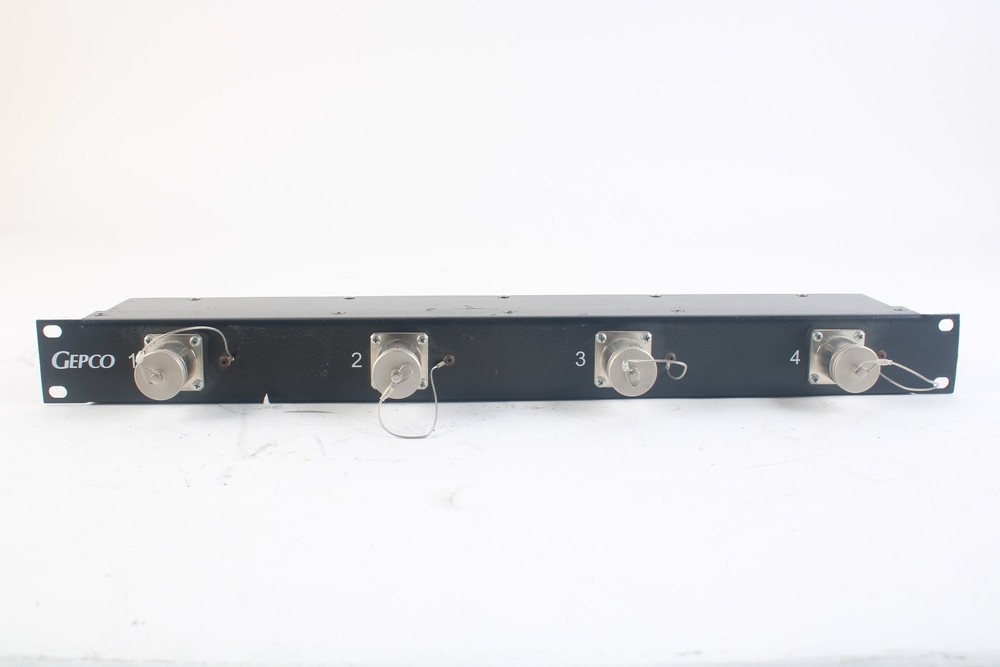Gepco HDR1 High Density Hybrid Fiber Distribution Rack Patchbay 4-Channel SMPTE