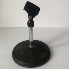 Vintage Tabletop Adjustable Microphone Holder Cast Iron