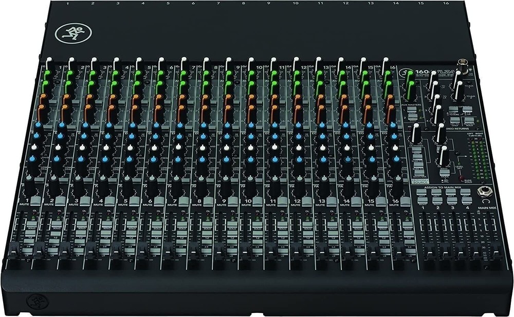 Mackie 1604VLZ4 , 16-channel, 4-Bus Compact Mixer with Ultra-wide 60dB gain