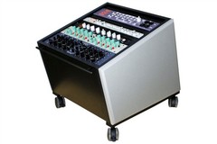 Sterling Modular Face Up Rack | Brushed Aluminum | Clear Finish | 12 RU