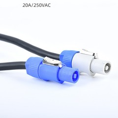 1Pc 3ft 16AWG Stage Lighting Fixture PowerCon-Compatible Power-Through Cable USA