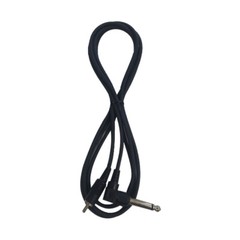 Cable Up CU/AS902 6′ RCA Male to 1/4″ TS Right-Angle Male Audio Cable
