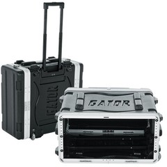Gator Cases Lightweight Rolling 4U Rack Case with 19.25″ depth (GRR-4L)