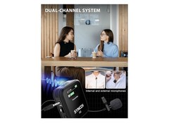 SYNCO G2 (A2) Series Digital 2.4GHz 2-Person Wireless Microphone System NEW*Read