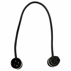 2-Pack HQRP 3-Pin XLR Female 3-Pin XLR Male Cable for Sound 302 552 633 688 788T
