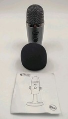 Blue Yeti Nano Premium USB Microphone – Black With Foam Head Cover (No Base!)