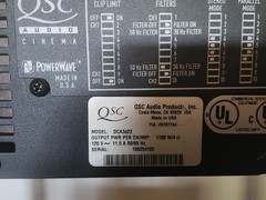 QSC DCA3422 Amplifier 3400 Watts