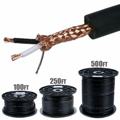 100 – 500FT 8.0mm 16AWG Professional Mic Microphone Stereo Audio Cable Bulk Wire