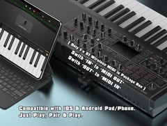 S1 Wireless MIDI Interface & MIDI USB Type-C Adapter, Ultra Low Latency, Work…