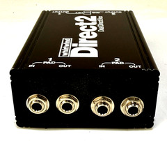 Whirlwind DIRECT2 – 2-channel Passive Instrument Direct Box