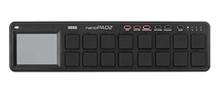 Korg nanoPAD2 Slim-Line USB MIDI Pads Black Software license included NEW