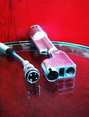 Vintage 1950s Electro Voice 664 dynamic cardioid microphone Hi Z w Belden cable