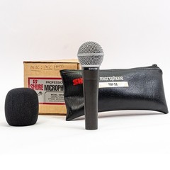 Shure SM58 Dynamic Vocal Microphone – with Bag, Box & Pop Filter