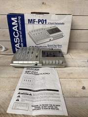 Tascam MF-P01 Portastudio 4-Track Analog Cassette Recorder w/ AC Adapter In Box