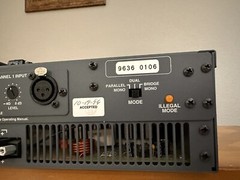 Altec Lansing 7120A Rackmount Dual-Channel Power Amplifier Works, Tested.