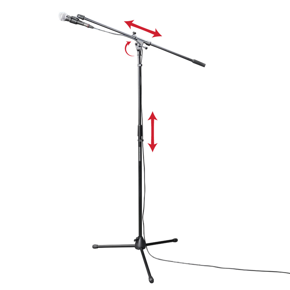 Gator Rok-It Series Telescoping Tripod Mic Stand Adjustable with 32″-65″