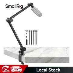 SmallRig Microphone Mic Boom Arm,Desk Mount Clamp 360° Rotatable Stand 4303
