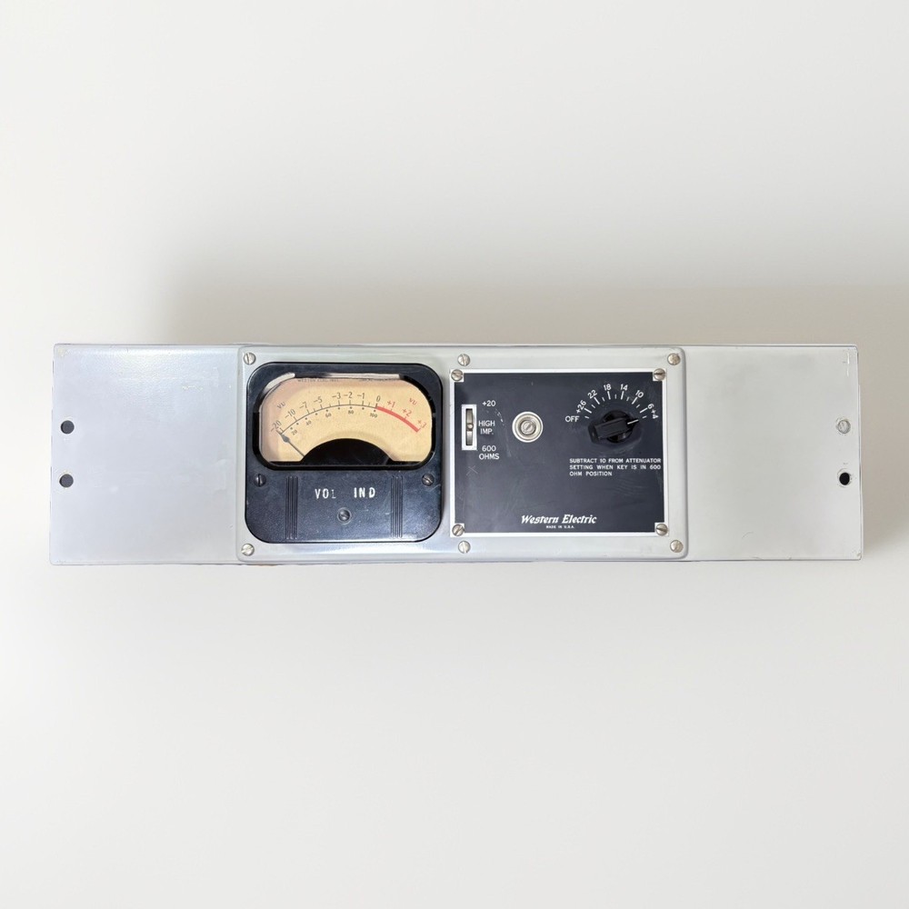 Western Electric KS-16654 L1 VU Meter— 1959 — Rare Bell System Pro Audio
