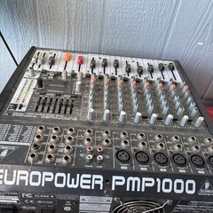 Behringer PMP1000 EUROPOWER 500W 12-Channel Powered Mixer + Multi-FX Processor