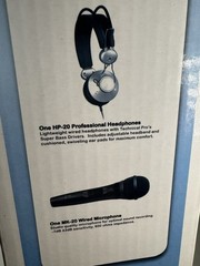Technical Pro ST-II Studio Kit MK-G66 Mic HP-20 Headphones Open Box