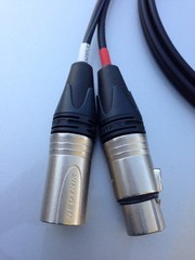 5FT Mogami W2528 Insert, Send-Return, Y Cable with Neutrik TRS/XLR 3 Pin