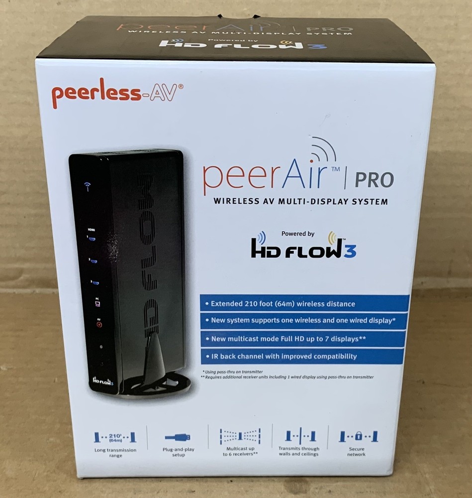 NIB Peerless-AV HDS300 PeerAir Pro Wireless A/V Multi-Display System
