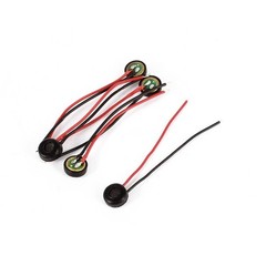 5 Pcs Double Wire Leads Condenser Microphone Cartridge 4mm x 2mm