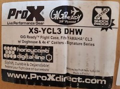 ProX GIG Ready Flight Road Travel Case With Wheels For Yamaha CL3 XS-YCL3DHW