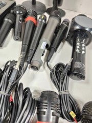 LOT OF 20 Various Brands & Models Microphone Not Working For Parts