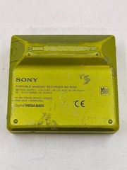 Sony MZ-R700 Walkman MiniDisc Recorder Not Working For Parts Yellow