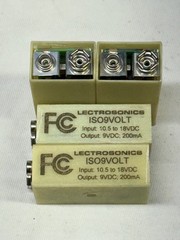 Lectrosonics 9V Battery Eliminator ISO9VOLT w Door for UM Series Transmitters