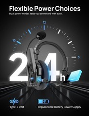 SYNCO XTALK XPRO2 Wireless Communication Headsets 2.4GHz 500m/1640ft 2 Person