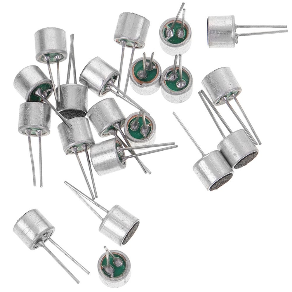20 Pcs Pickup for Electret Mic Microphone Mini Condenser Pickups