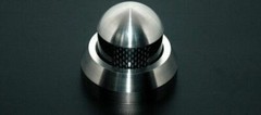 3x stainless steel Carbon Fiber Speaker Spike Stand Base Feet adjustable hifi