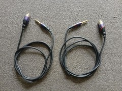 Monster Prolink 1/4 “ TRS to XLRMale Cable Pair – 6.5′ (High Quality)