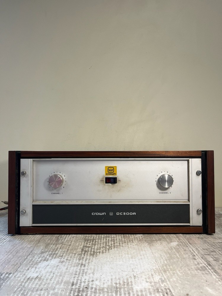 Crown DC300A 150W 16 ohm 2 Channel Sound Amplifier DC-300 – Tested Working