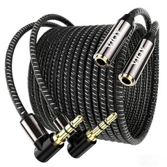 Headphone Extension Cable () 3.5 mm Audio Extension Cable-Aux Cord 10FT+10FT